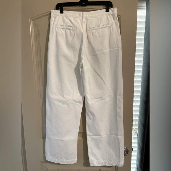The Harlow Wide-Leg Jean in Tile White - Picture 3 of 8